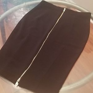 H&M black midi skirt